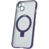 Plastové puzdro na Apple iPhone 12 Mag Ring fialové