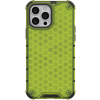 Odolné puzdro na Apple iPhone 13 Mini Honeycomb Armor zelené