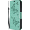 Diárové puzdro na Xiaomi Redmi Note 12S MEZZO motýle zelené