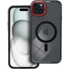 COLOR EDGE MAG COVER MagSafe Apple iPhone 15 black red