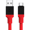 Tactical Fat Man, USB-A na USB-C, 1m, červený