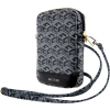 Univerzálne puzdro Guess na smartfón GUWBZPGCSPGK PU G Cube Walltet Phone Bag Zipper čierne