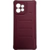 Odolné puzdro na Motorola Moto G53 Heavy Duty bordové