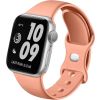 SWISSTEN silikónový remienok na Apple Watch 38/40/41mm oranžovo-ružový