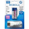 Mobiola MBAAA400, USB-C nabíjateľné Li-Ion batérie, AAA, 400mAh