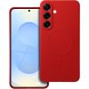 Obal SILICONE MAG COVER case MagSafe Samsung Galaxy S25+ 5G S936 red