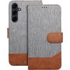 Obal JEANS Book Samsung Galaxy A56 5G A566 sivý