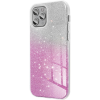 Obal SHINING Case Samsung Galaxy A56 5G A566 strieborno-ružový