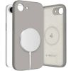 Obal Tech-Protect Liquid Silicone MagSafe Apple iPhone 16e sivý