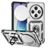 Obal Camshield Ring Armor Xiaomi Redmi 14C/POCO C75 strieborný