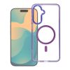 Obal FRAME CLEAR HYBRID MAG COVER MagSafe Samsung Galaxy S26 5G S942 fialový