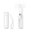 Jisulife Life8 Plus, ručný prenosný ventilátor + powerbanka 4500mAh + svietidlo, biely