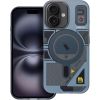 FORCELL F-PROTECT Levels with Dual Layer 4D technology, Miliatry Drop Tested, MagSafe, Apple iPhone 16 cyber grey