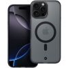FORCELL F-PROTECT Levels with Dual Layer 4D technology, Miliatry Drop Tested, MagSafe, Apple iPhone 16 Pro Max smoky black