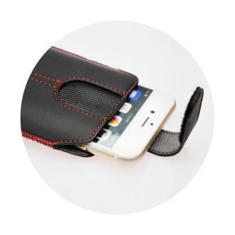 Univerzálne puzdro Chic Pocket  Ultra Slim NOKIA C5/E51/E52/515 čierno červené