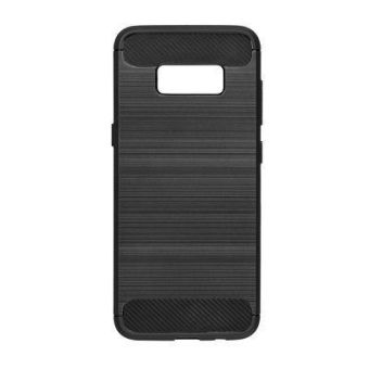 Silikónové puzdro Forcell Carbon pre Samsung Galaxy S8 čierne