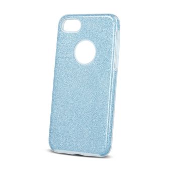 Silikónové puzdro Glitter 3v1 pre Apple iPhone 7 Plus 8 Plus modré