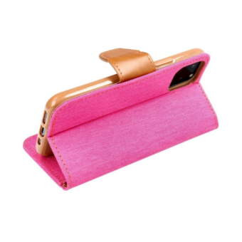 Diárové puzdro na Samsung Galaxy A52 Canvas Book ružové