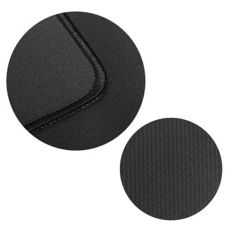 Mousepad 350x250x3mm stitched black