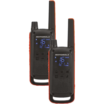 Vysielačka Motorola Talkabout T82 twin-pack + charger červená