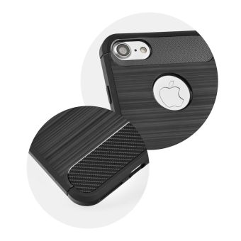 Pevné silikónové puzdro Forcell Carbon pre Samsung Galaxy J4 Plus čierne
