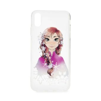 Silikónové puzdro Disney Anna pre Apple iPhone XS (001)