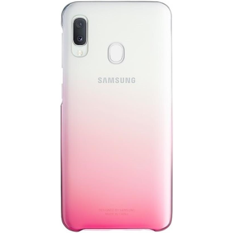 Silikónové puzdro Samsung na Samsung Galaxy A20e A202 EF-AA202CP Gradation Cover ružové