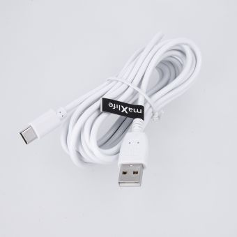 Maxlife cable Type-C Fast Charge 2A 3m white