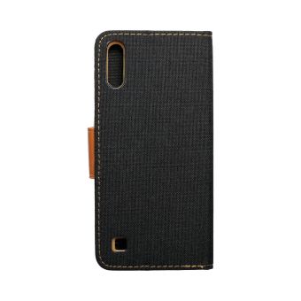 Diárové puzdro na Samsung Galaxy A10 A105 Canvas čierne