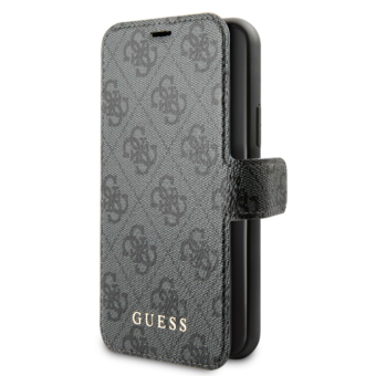 Puzdro Guess GUFLBKSN614GG na Apple iPhone 11 4G Book sivé
