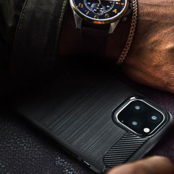Silikónové puzdro na Samsun Galaxy S20 Ultra Forcell Carbon čierne
