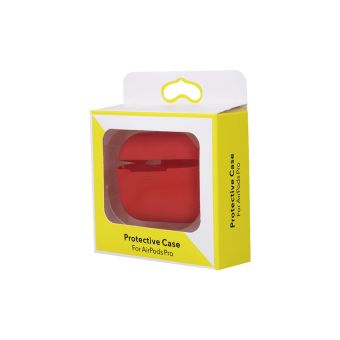 Silikónové puzdro pre Apple Airpods Pro červené