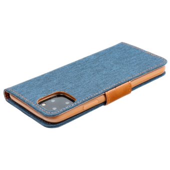 Diárové puzdro na Samsung Galaxy A51 Canvas Book modré