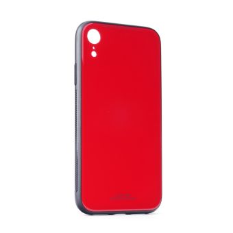 Plastové puzdro na Apple iPhone 12 mini Glass červené