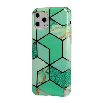 Silikónové puzdro na Apple iPhone 11 Cosmo Marble zelené