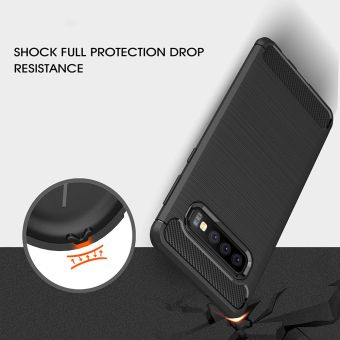 Silikónové puzdro na Xiaomi Redmi 9A Carbon TPU čierne