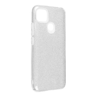 Silikónové puzdro na Xiaomi Redmi 9C/10A Forcell SHINING strieborné