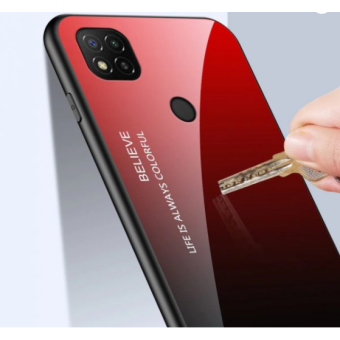 Silikónový obal na Xiaomi Redmi 9C/10A Rainbow Glass ružové