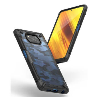 Plastové puzdro na Xiaomi Poco X3 NFC Ringke Fusion čierne