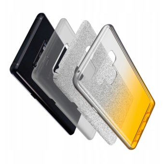 Silikónové puzdro na Samsung Galaxy A6 A600 Shine Bling fialové