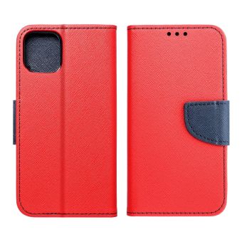 Diárové puzdro na Samsung Galaxy A72 5G Fancy Book červeno modré
