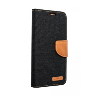 Diárové puzdro na Samsung Galaxy A02s A025 Canvas Book čierne