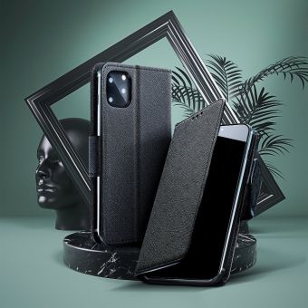 Diárové puzdro na Xiaomi Redmi Note 9T 5G Fancy Book čierne