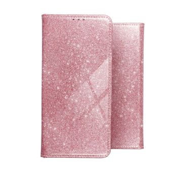 Diárové puzdro na Samsung Galaxy A72 5G Forcell SHINING ružovo zlaté
