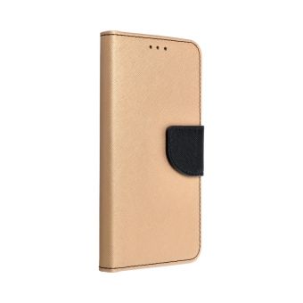 Diárové puzdro na Samsung Galaxy A42 5G Fancy Book zlato čierne