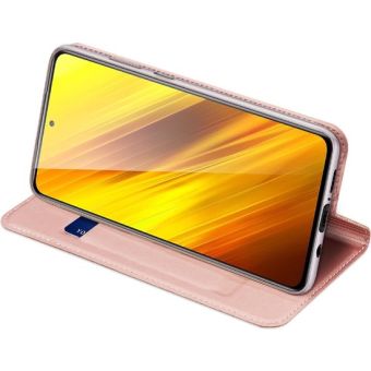 Diárové puzdro na Huawei P Smart 2021 Dux Ducis Skin Pro ružovo-zlaté