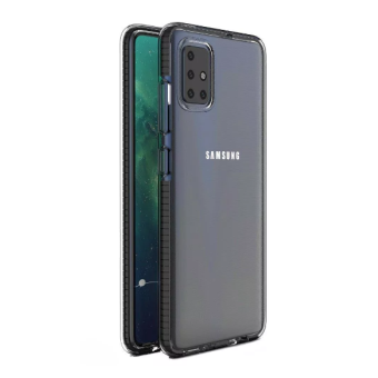 Silikónové puzdro na Samsung Galaxy S21 Plus 5G Spring transparentno-čierne