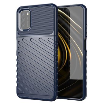 Odolné puzdro na Xiaomi Redmi 9T/Poco M3 Thunder TPU modré