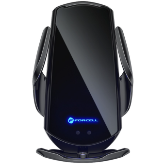 Držiak Forcell bezdrôtové nabíjanie 15W Infra senzor (sklo, mriežka)