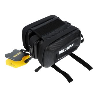 WILDMAN E6S, puzdro na bicykel na rám, 1.2L, 4-7", čierne
